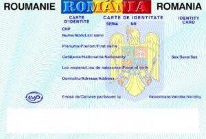 ITP 2 Specimen carte identitate - buletin